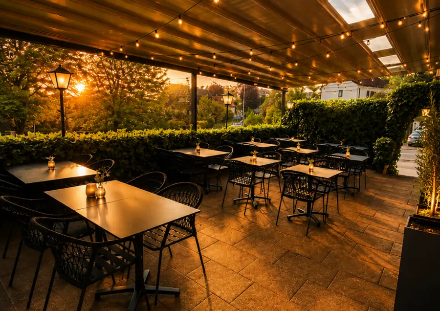 Restaurant mit Terrasse Esslingen – Terrasse der Krone mit Aussicht